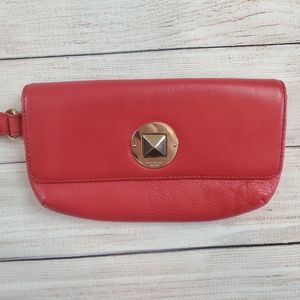 Kate Spade Red Leather Wristlet NWOT